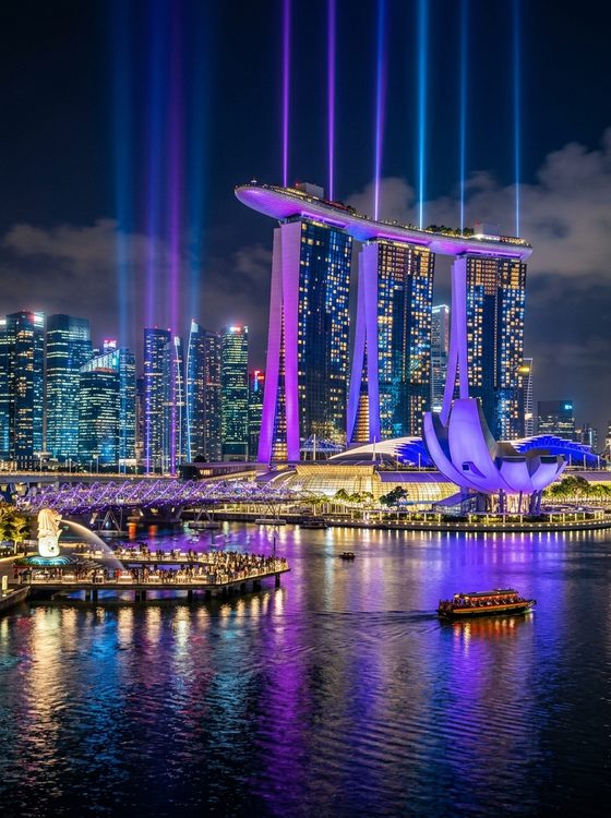 Singapore Marina Bay Sands & Supertrees
